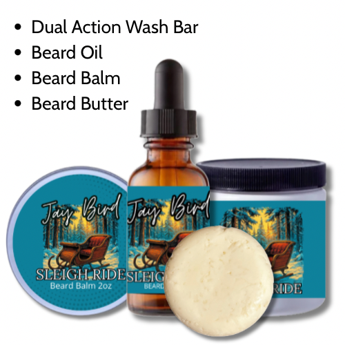 Sleigh Ride All-In-One Kit | Oil, Balm, Butter, and Wash Bar (Winter Limited)