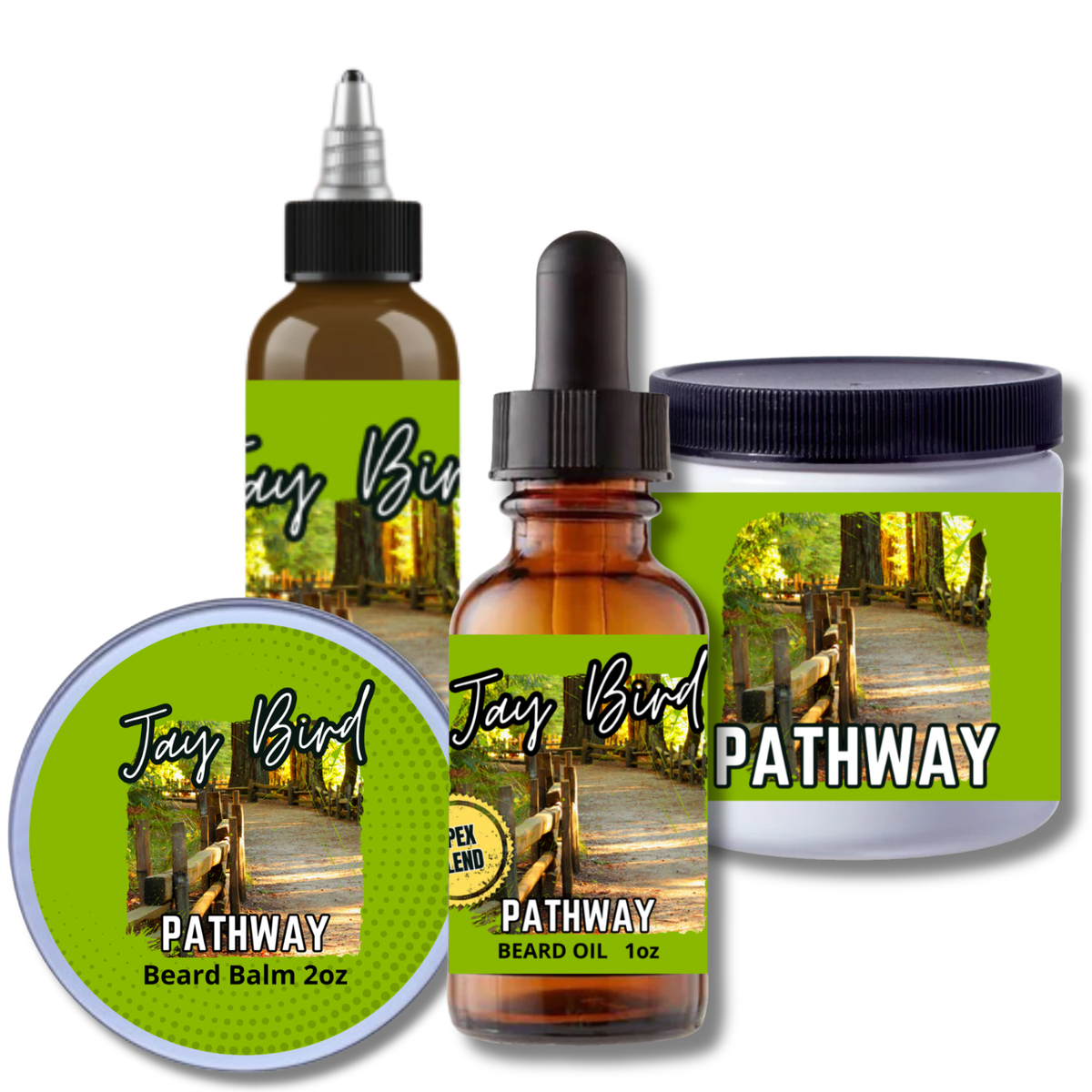 Pathway Complete Beard Styling | Oil, Balm, Liquid Butter, and Butter