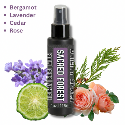 Sacred Forest Utility Spray - Resinous Palo Santo | Aromatic Sage | Ancient Woods