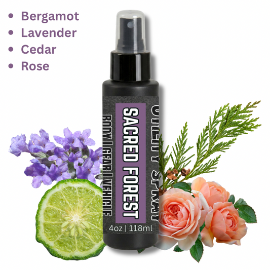 Sacred Forest Utility Spray - Resinous Palo Santo | Aromatic Sage | Ancient Woods