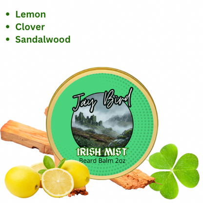 Irish Mist Beard Balm - Bright Lemon | Wild Clover | Coastal Ambergris