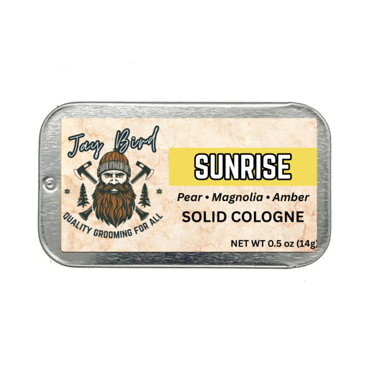 Sunrise Solid Cologne - Juicy Pear | Radiant Grapefruit | Golden Amber