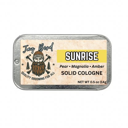 Sunrise Solid Cologne - Juicy Pear | Radiant Grapefruit | Golden Amber