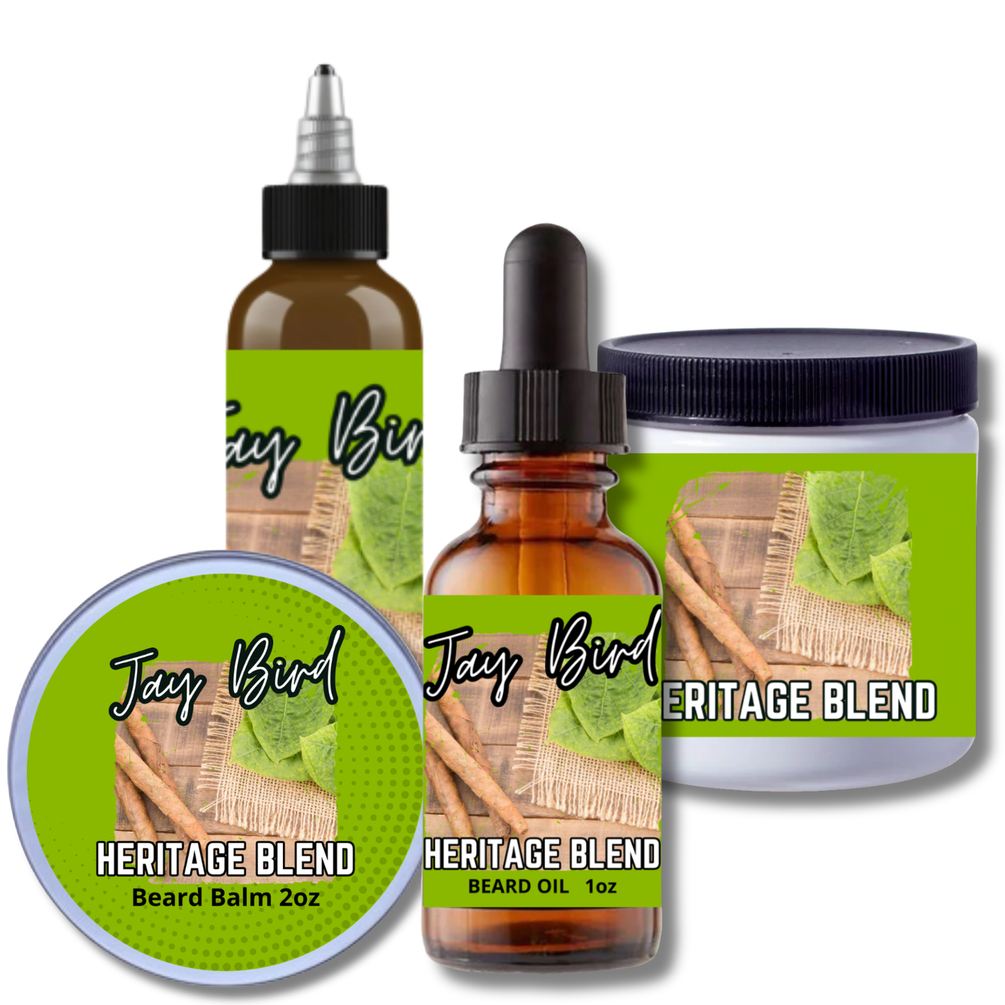 Heritage Blend Complete Beard | Oil, Balm, Liquid Butter, and Butter