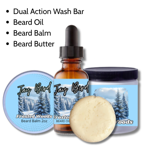Frosted Woods All-In-One Kit | Oil, Balm, Butter, and Wash Bar (Winter Limited)