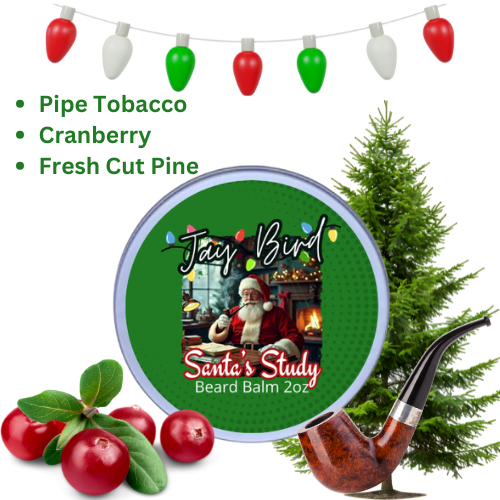 Santa’s Study Beard Balm (Christmas Limited) | Spiced Fruits and Pipe Smoke