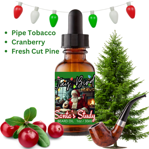 Santa’s Study Beard Oil (Christmas Limited) | Spiced Fruits and Pipe Smoke