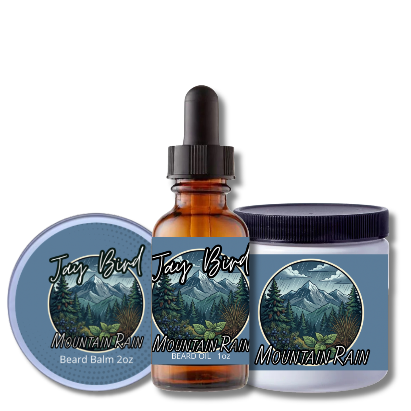 Mountain Rain Style and Soften Kit | Oil, Balm and Butter (Spring Limited)