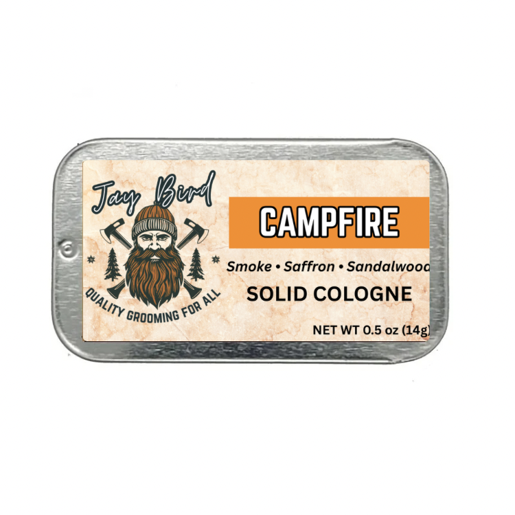 Campfire 2.0 Solid Cologne - Smoldering Embers | Aged Oak | Dragon’s Resin
