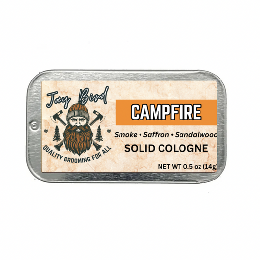 Campfire 2.0 Solid Cologne - Smoldering Embers | Aged Oak | Dragon’s Resin