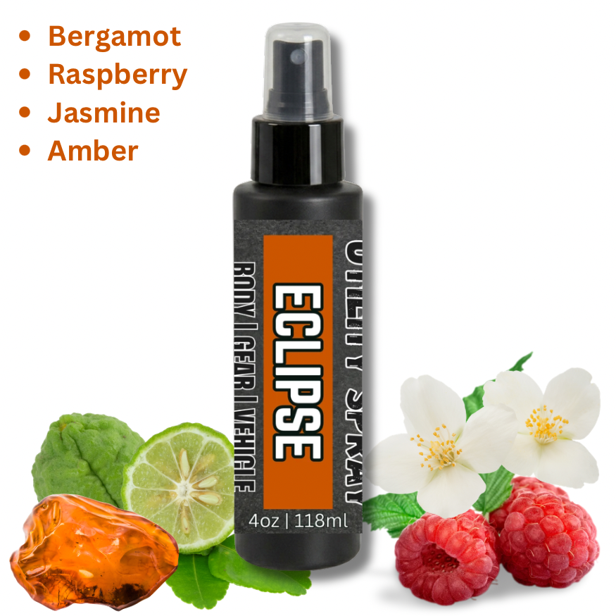 Eclipse Utility Spray - Dark Raspberry | Shadowy Oakmoss | Midnight Amber