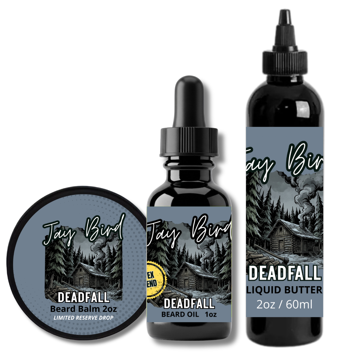 Deadfall Oil, Balm and Butter (Limited Reserve) | Spiced Chestnut • Worn Flannel • Roasted Oak