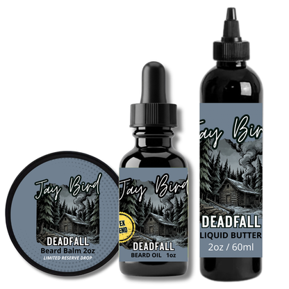 Deadfall Oil, Balm and Butter (Limited Reserve) | Spiced Chestnut • Worn Flannel • Roasted Oak