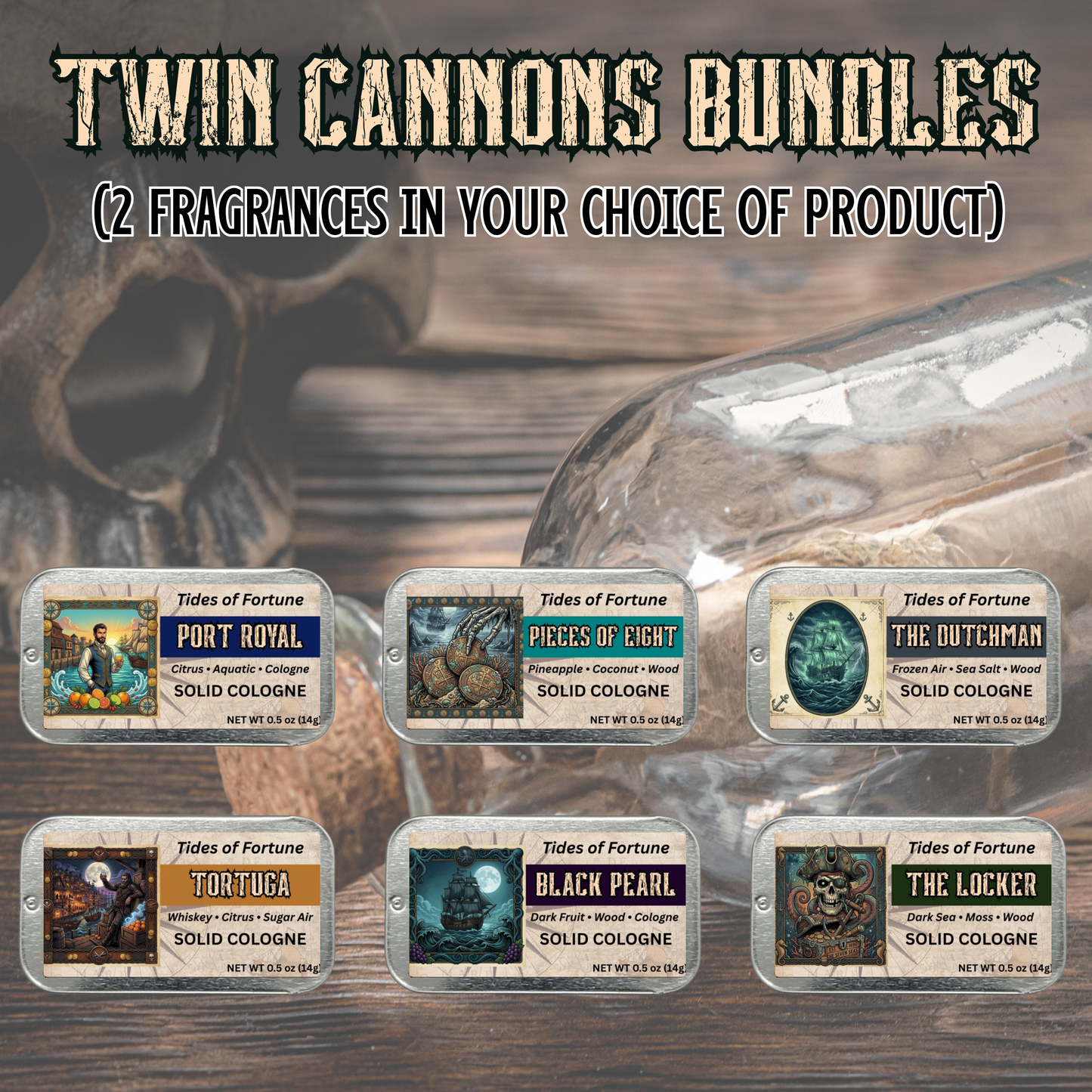 The Twin Cannons (2-Bounty Bundles)