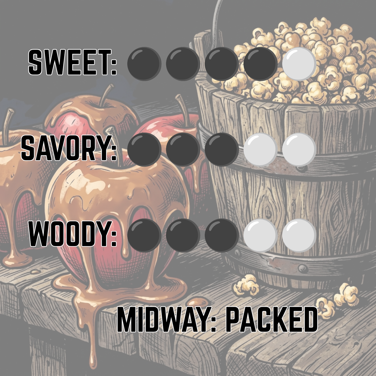 Fall Festival Beard Balm (Limited Reserve) | Sticky Caramel Apple • Hot Buttered Popcorn • Weathered Barn Wood