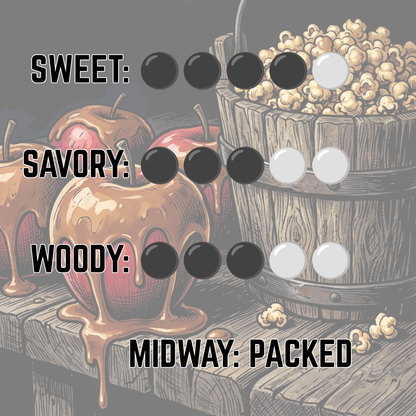 Fall Festival Beard Balm (Limited Reserve) | Sticky Caramel Apple • Hot Buttered Popcorn • Weathered Barn Wood