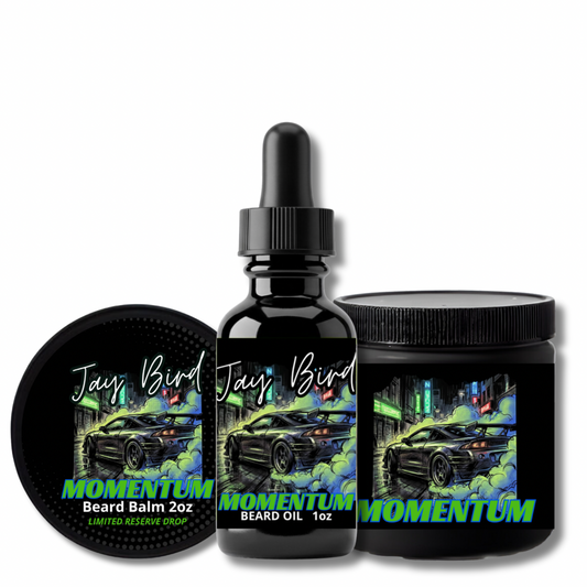 Momentum Oil, Balm, and Butter (Limited Reserve) | High-Octane Freshness • Pure ‘99 Nostalgia • Apple, Crushed Leaf, Clean Musk
