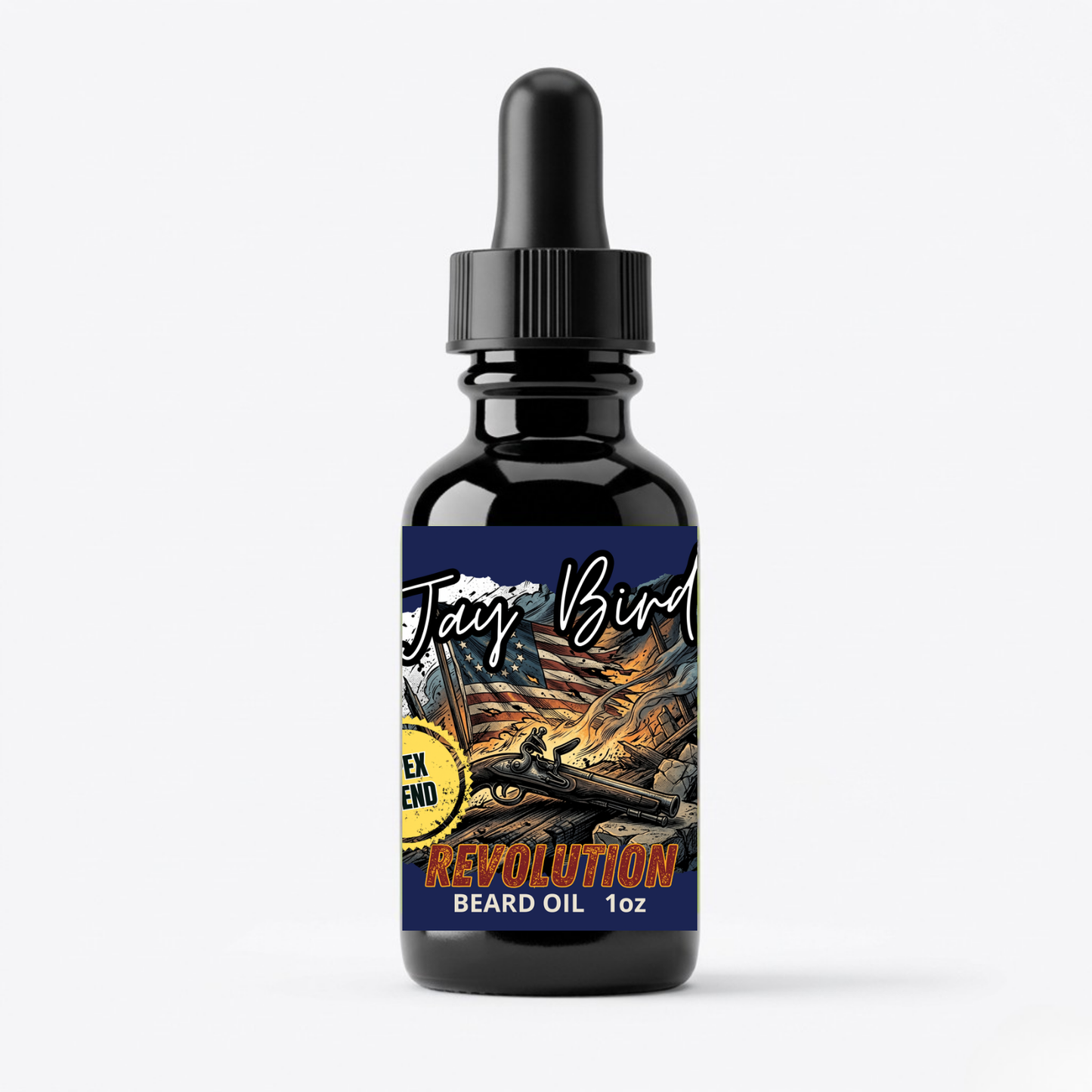 Revolution Beard Oil (Limited Reserve) | Whiskey-Soaked Oak • Smoldering Tobacco • Spiced Leather
