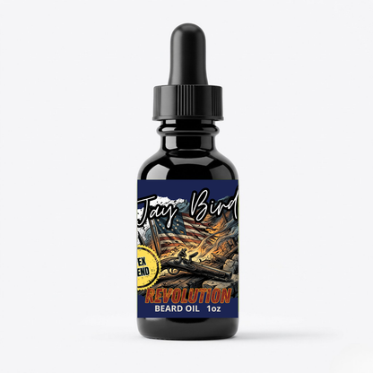 Revolution Beard Oil (Limited Reserve) | Whiskey-Soaked Oak • Smoldering Tobacco • Spiced Leather