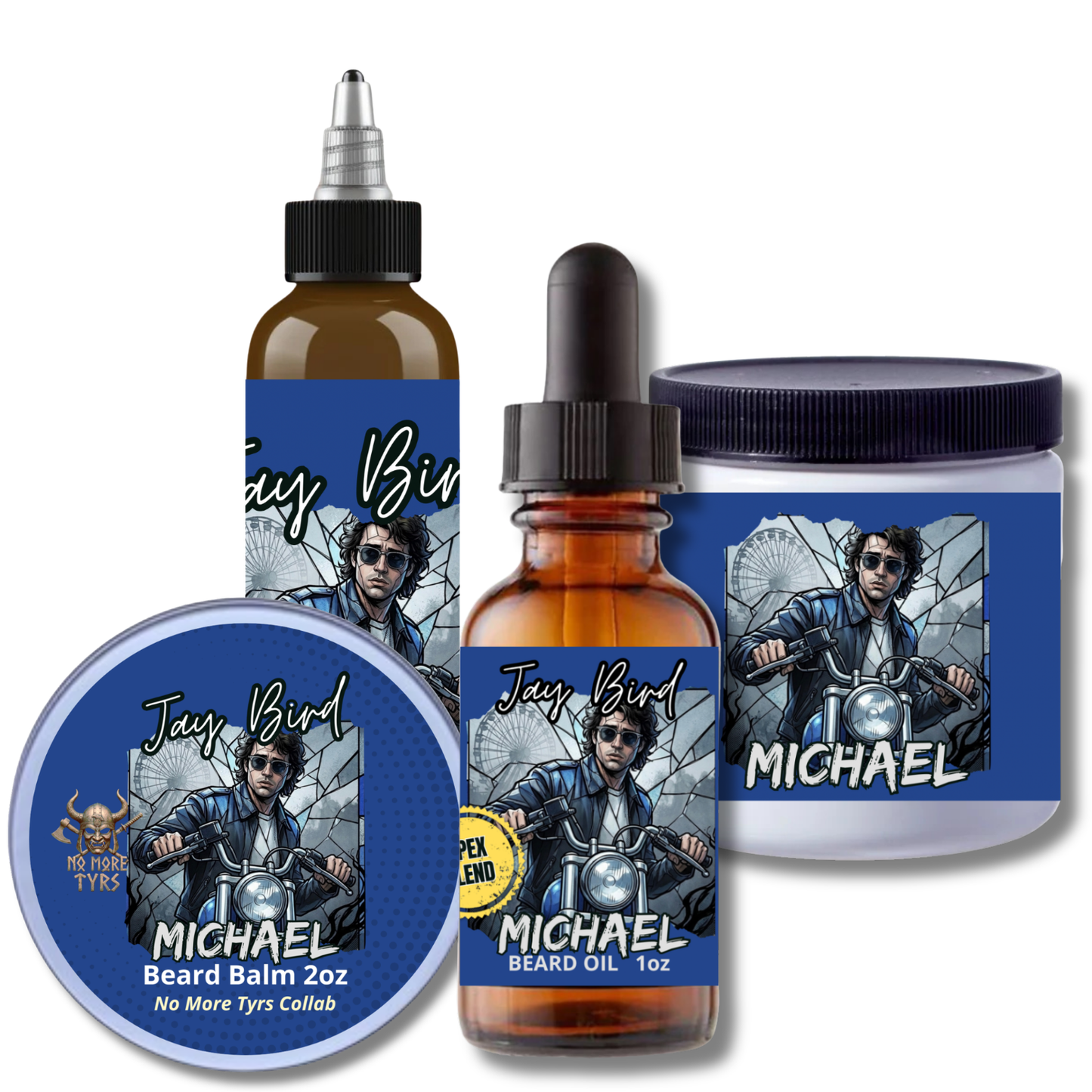 Michael Complete Beard (NoMoreTyrs Collab) | Foggy Ocean Air • Engine Oil • Rich Oakmoss