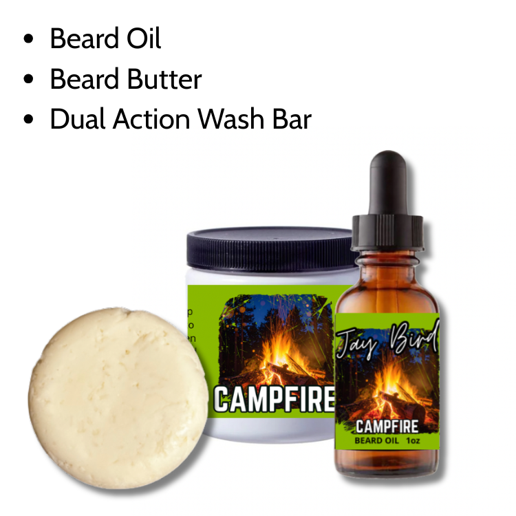 Campfire 2.0 Nourishing Wash Kit | Oil, Butter, and Wash Bar
