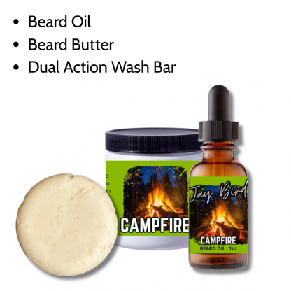 Campfire 2.0 Nourishing Wash Kit | Oil, Butter, and Wash Bar