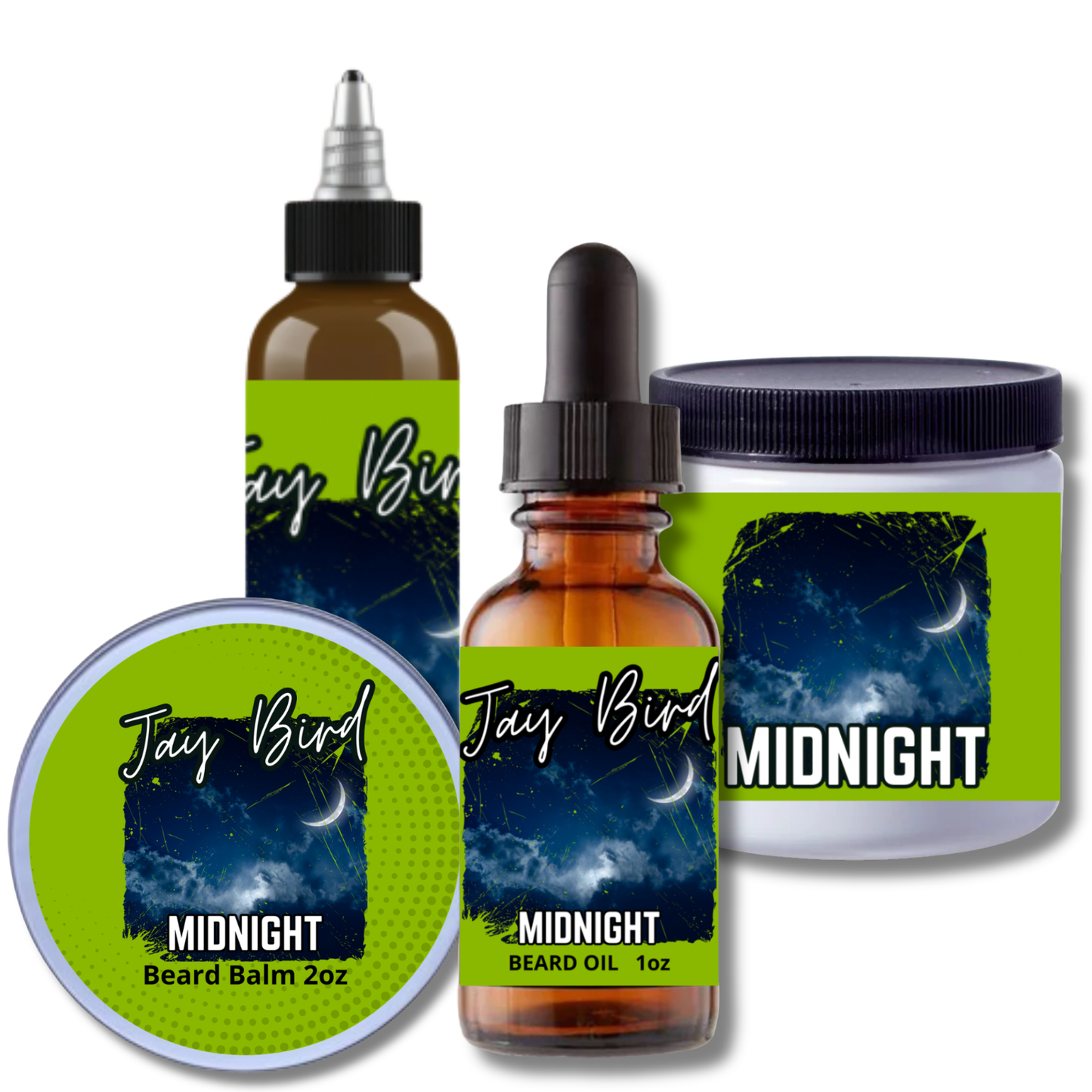 Midnight Complete Beard | Oil, Balm, Liquid Butter, and Butter