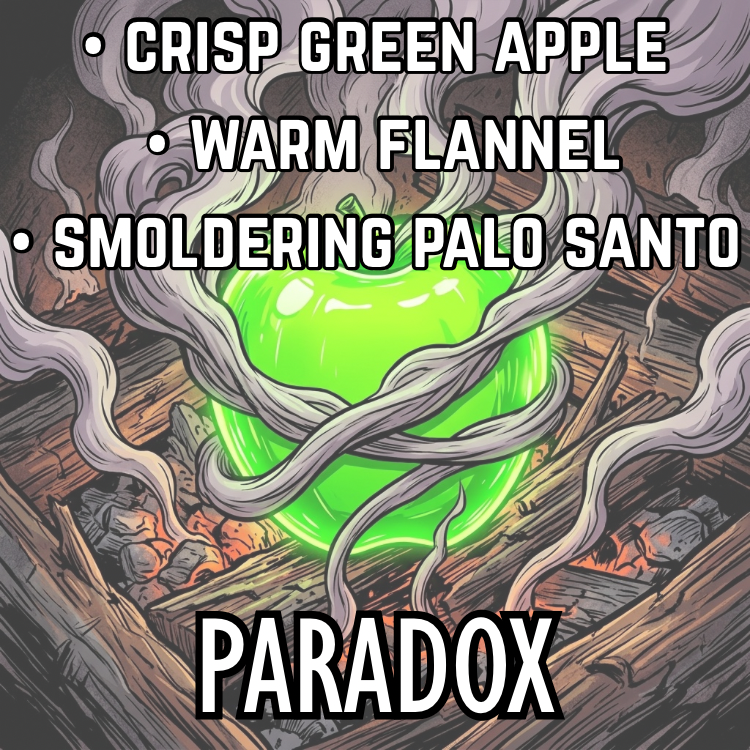 Paradox (Limited Reserve) | Crisp Green Apple • Warm Flannel • Smoldering Palo Santo