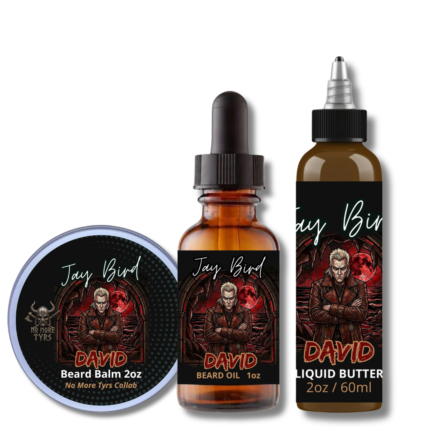 David Oil, Balm and Butter (NoMoreTyrs Collab) | Battered Leather • Damp Cave Soil • Motor Grease