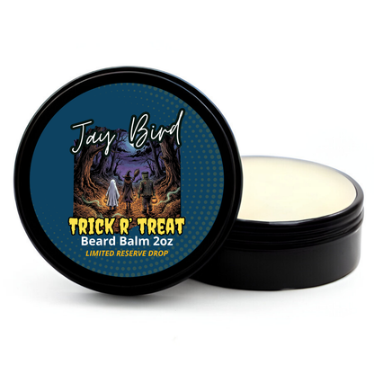 Trick r’ Treat Beard Balm (Limited Reserve) | Halloween Candy • Autumn Leaves • Distressed Woods