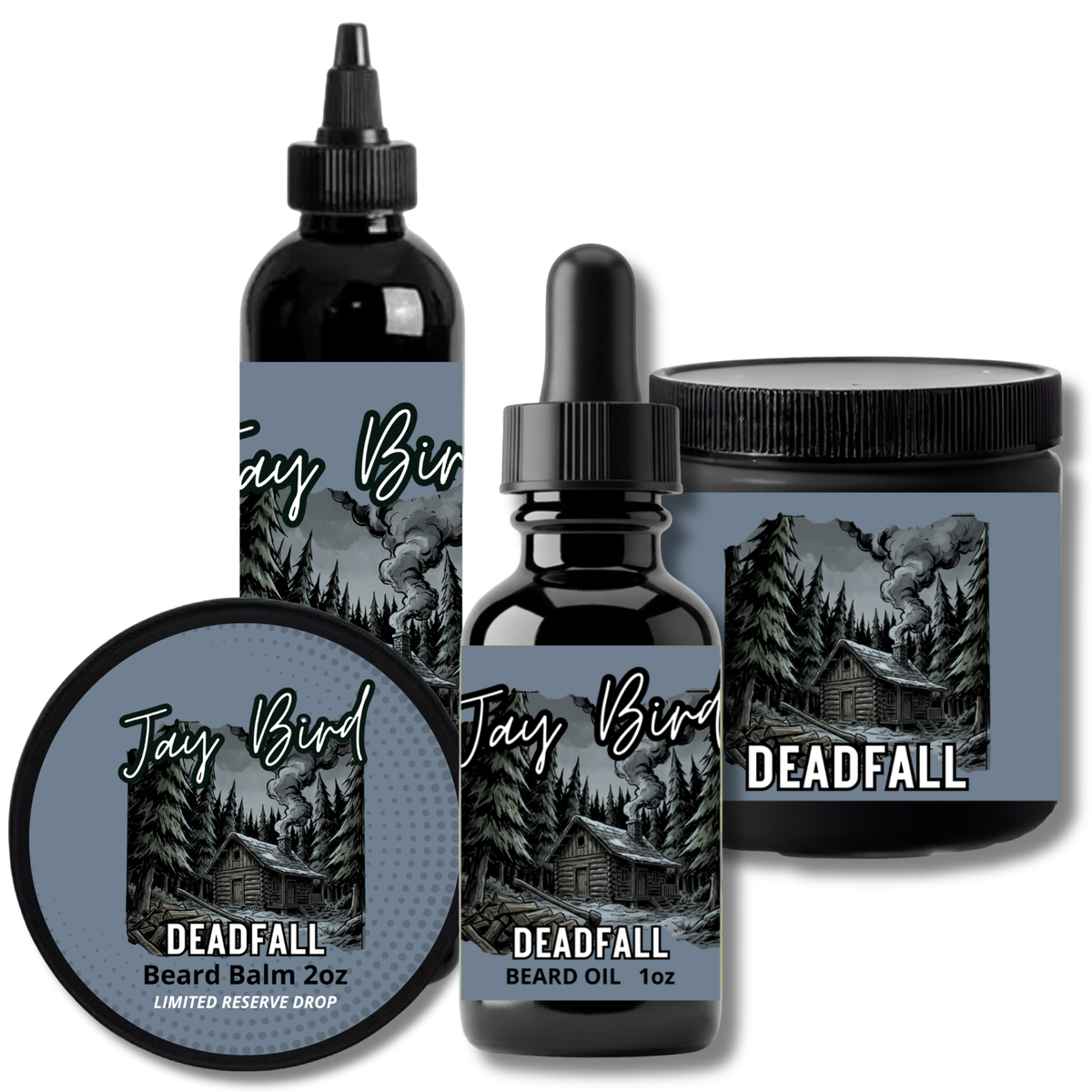 Deadfall Complete Beard Styling (Limited Reserve) | Spiced Chestnut • Worn Flannel • Roasted Oak