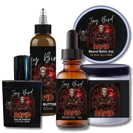 David Full Cologne Collection (NoMoreTyrs Collab) | Battered Leather • Damp Cave Soil • Motor Grease