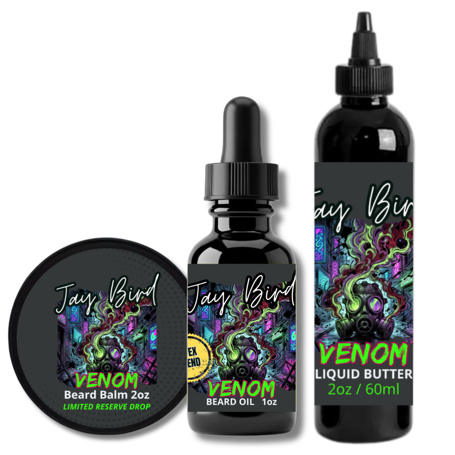 Venom Oil, Balm, and Butter (Limited Reserve) | Spiked Black Cherry • Resinous Incense • Sharp Yuzu