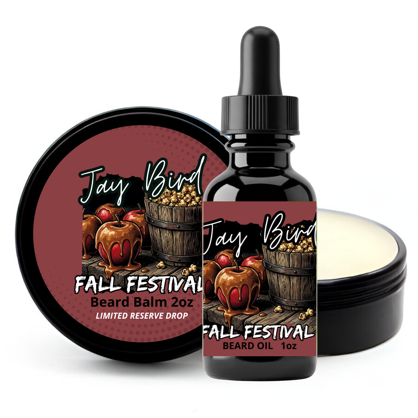 Fall Festival Oil and Balm (Limited Reserve) | Sticky Caramel Apple • Hot Buttered Popcorn • Weathered Barn Wood