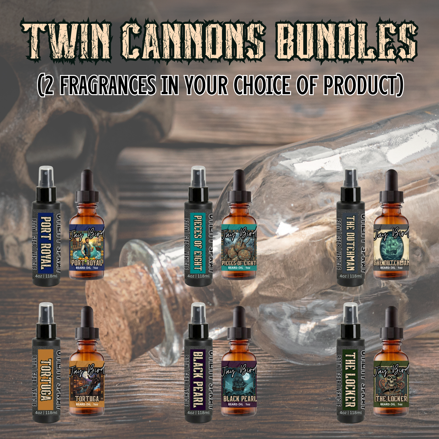 The Twin Cannons (2-Bounty Bundles)