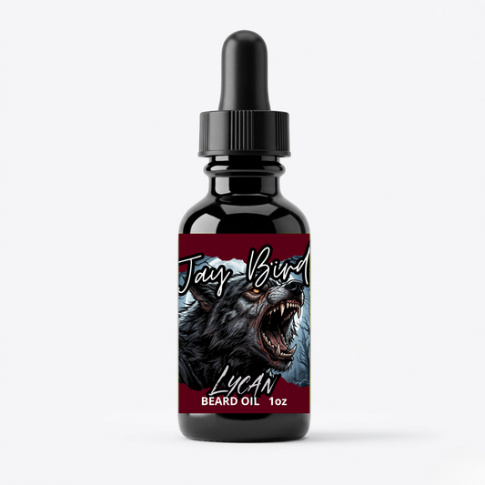 Lycan Beard Oil (Limited Reserve) | Savage Blood Orange • Smoked Bourbon • Feral Leather