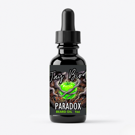 Paradox Beard Oil (Limited Reserve) | Crisp Green Apple • Warm Flannel • Smoldering Palo Santo