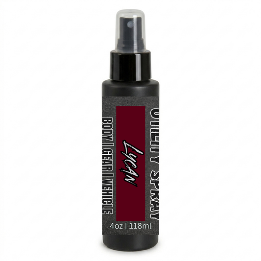 Lycan Utility Spray (Limited Reserve) | Savage Blood Orange • Smoked Bourbon • Feral Leather