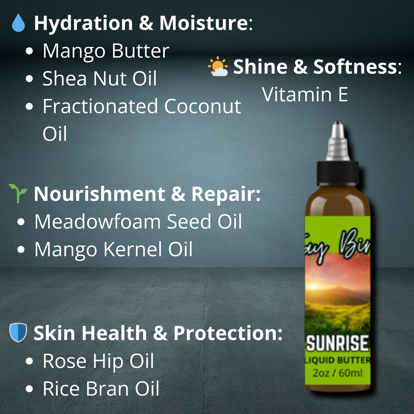 Sunrise Liquid Beard Butter - Juicy Pear | Radiant Grapefruit | Golden Amber
