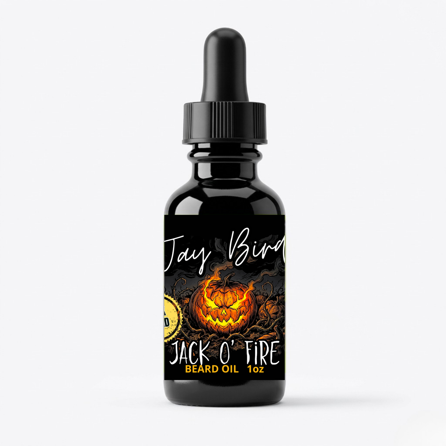 Jack O’ Fire Beard Oil (Limited Reserve) | Smoldering Embers • Dark Pumpkin • Resinous Oud