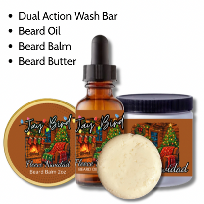 Fleece Navidad All-In-One Kit | Oil, Balm, Butter, and Wash Bar (Christmas Limited)