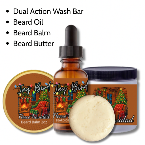 Fleece Navidad All-In-One Kit | Oil, Balm, Butter, and Wash Bar (Christmas Limited)