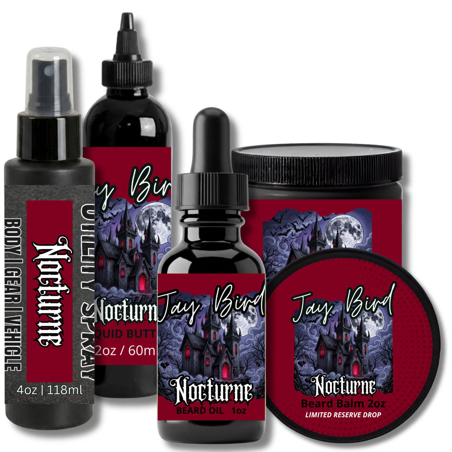 Nocturne Full Utility Arsenal (Limited Reserve) | Dark Cherry • Spiced Patchouli • Gothic Cedarwood