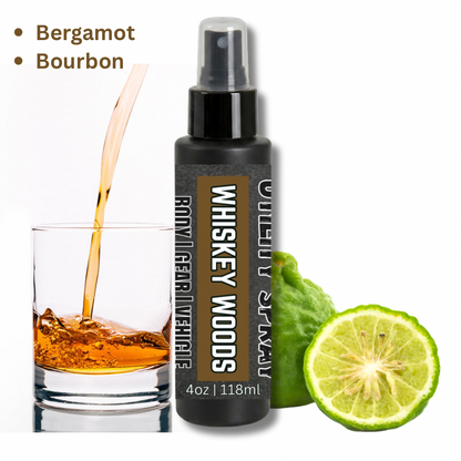 Whiskey Woods Utility Spray - Charred Oak | Smooth Bourbon | Bergamot Zest