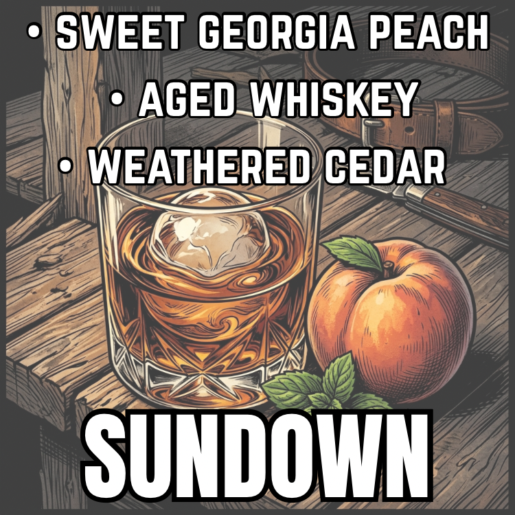 Sundown (Limited Reserve) | Sweet Georgia Peach • Aged Whiskey • Weathered Cedar