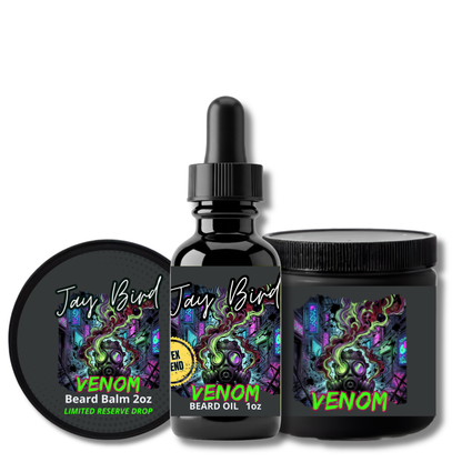 Venom Oil, Balm, and Butter (Limited Reserve) | Spiked Black Cherry • Resinous Incense • Sharp Yuzu