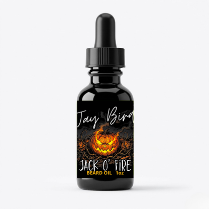 Jack O’ Fire Beard Oil (Limited Reserve) | Smoldering Embers • Dark Pumpkin • Resinous Oud