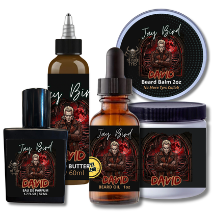 David Full Cologne Collection (NoMoreTyrs Collab) | Battered Leather • Damp Cave Soil • Motor Grease