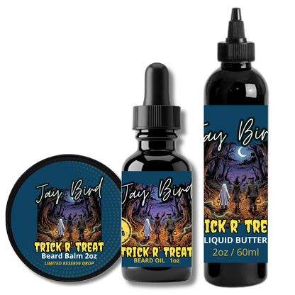Trick r’ Treat Oil, Balm, and Butter (Limited Reserve) | Halloween Candy • Autumn Leaves • Distressed Woods