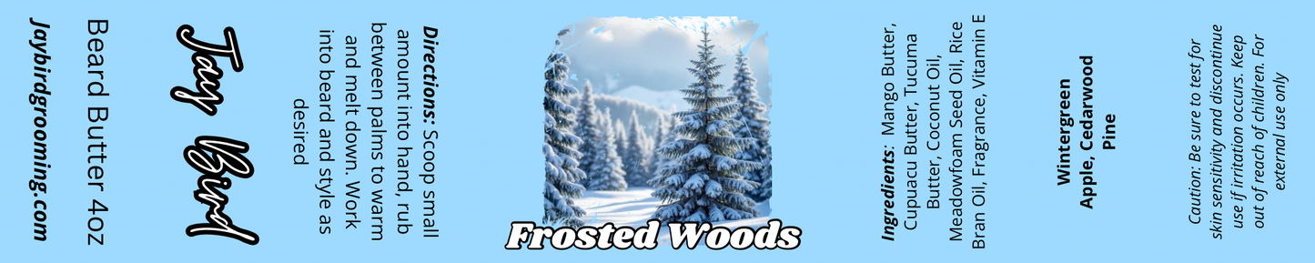 Frosted Woods Beard Butter (Winter Limited) | Cool Minty Forest